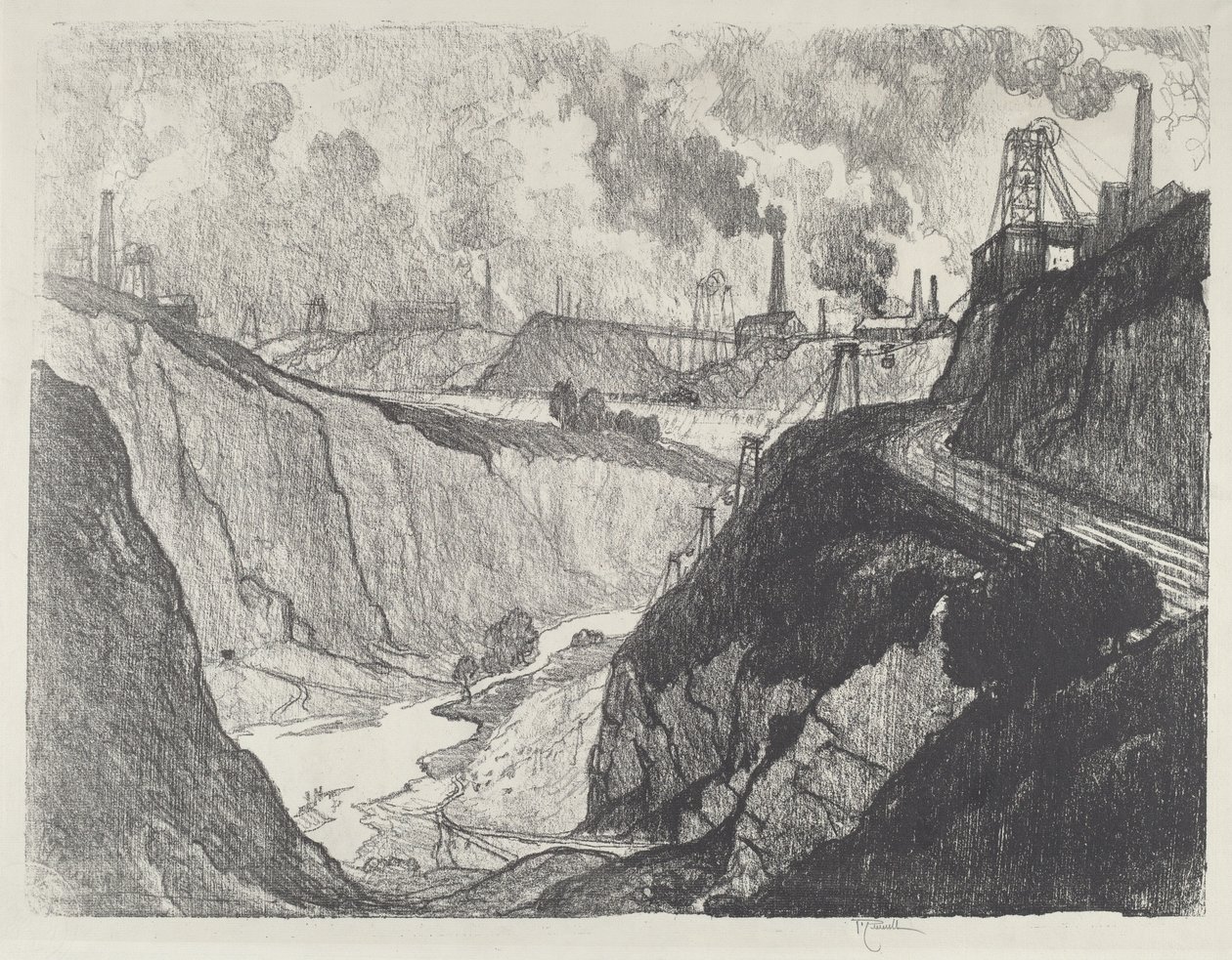 La mina de hierro de Joseph Pennell