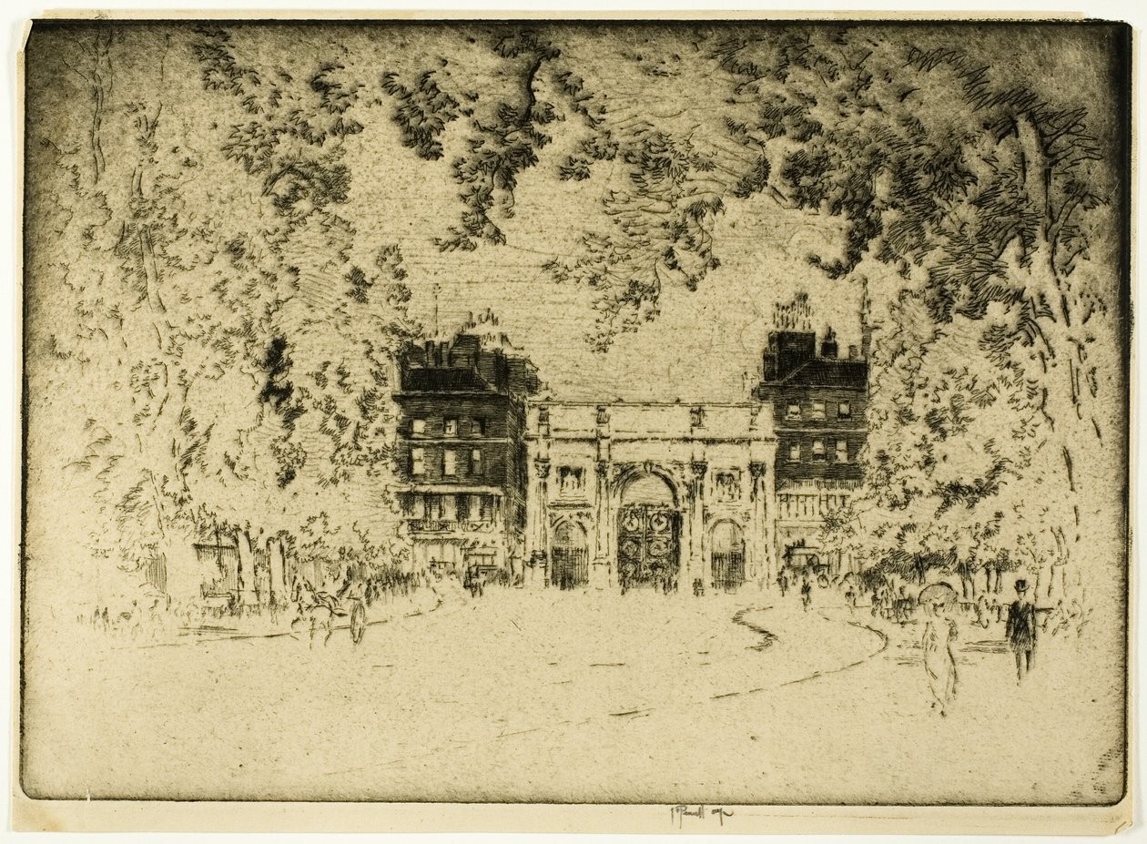 El Arco de Mármol de Joseph Pennell