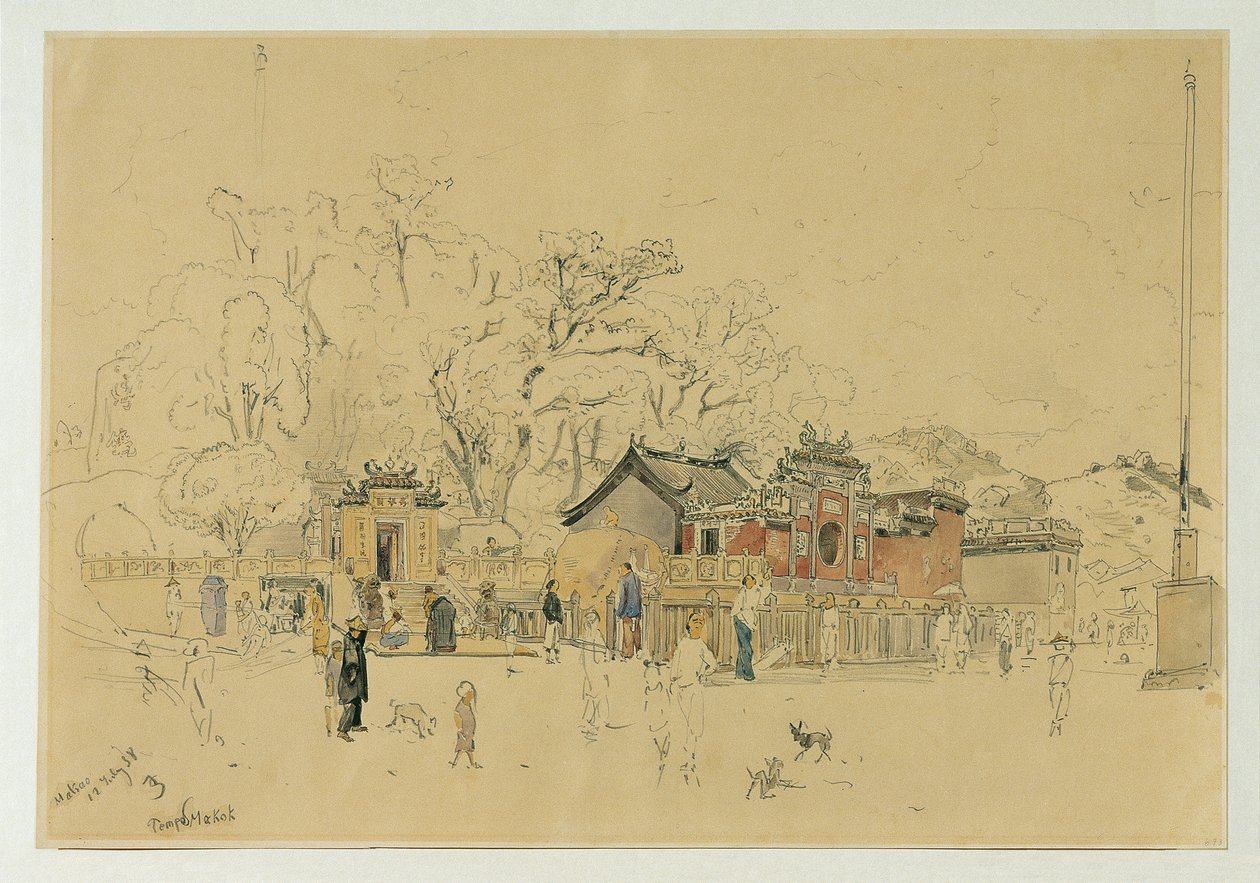 La arboleda del templo de Makok en la península de Macao de Joseph Selleny