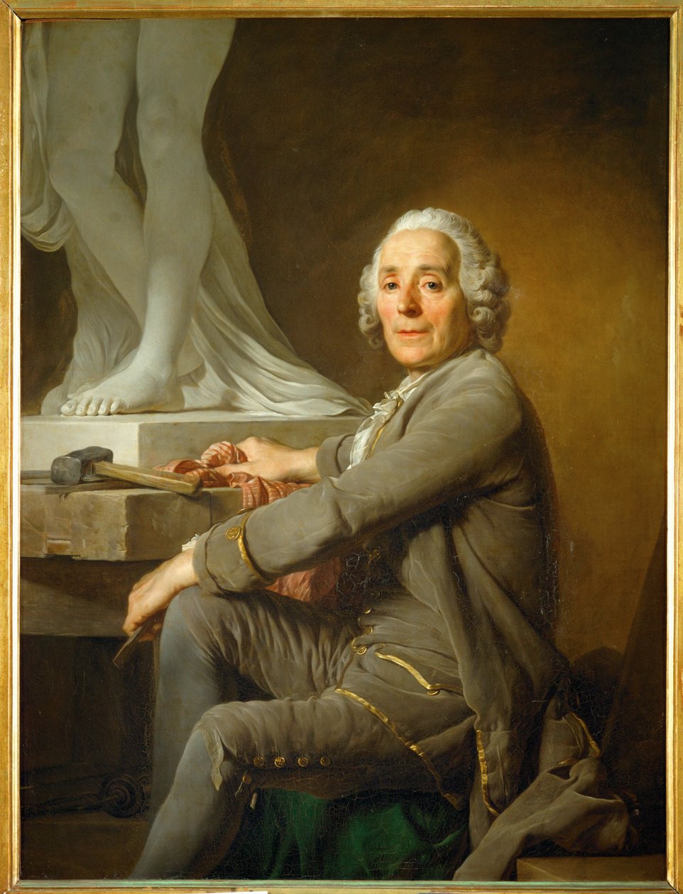 Christophe Gabriel Allegrain, escultor ... de Joseph Siffred Duplessis