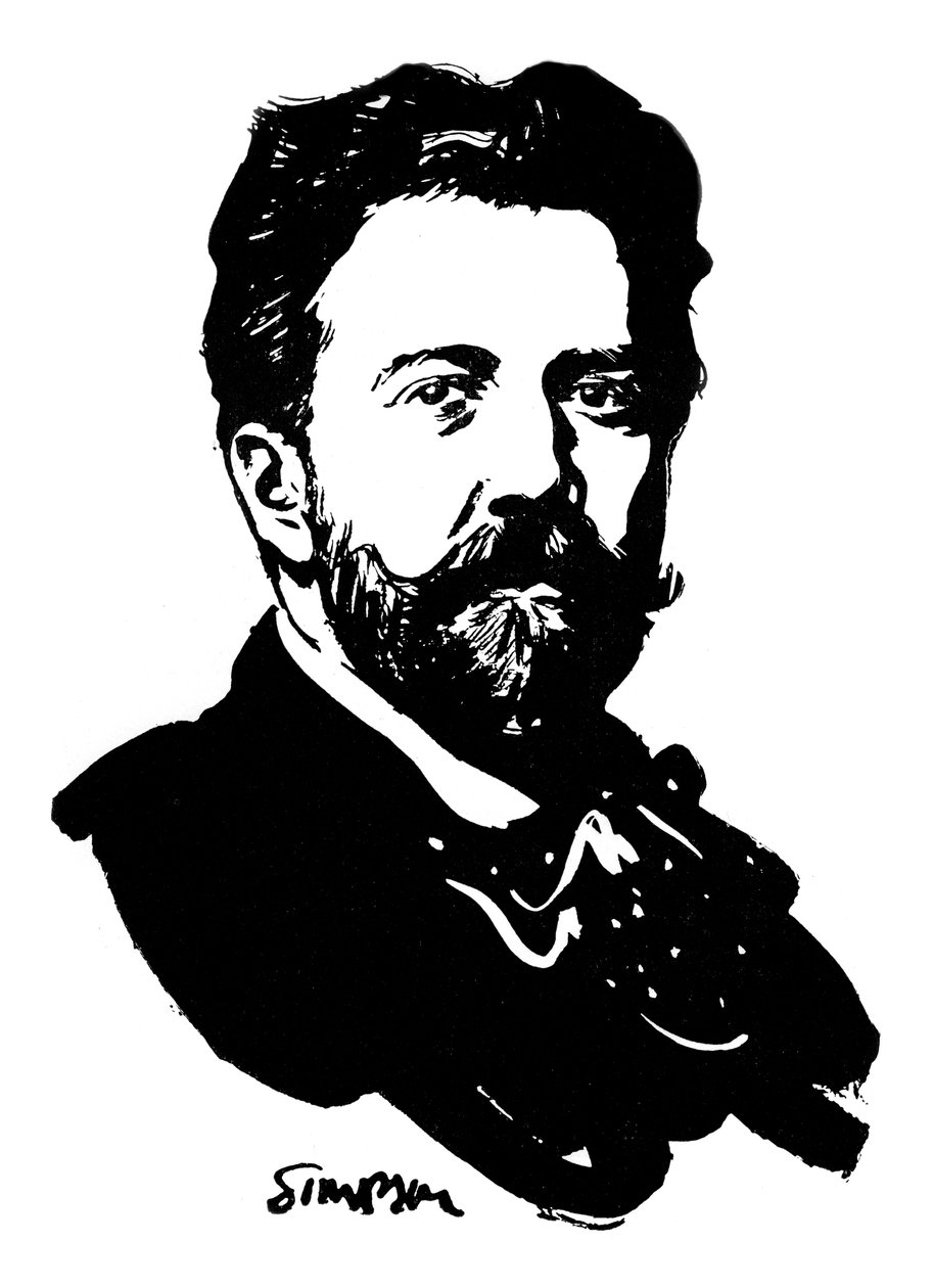 Sir Henry Wood, director de orquesta inglés, 1912 de Joseph Simpson