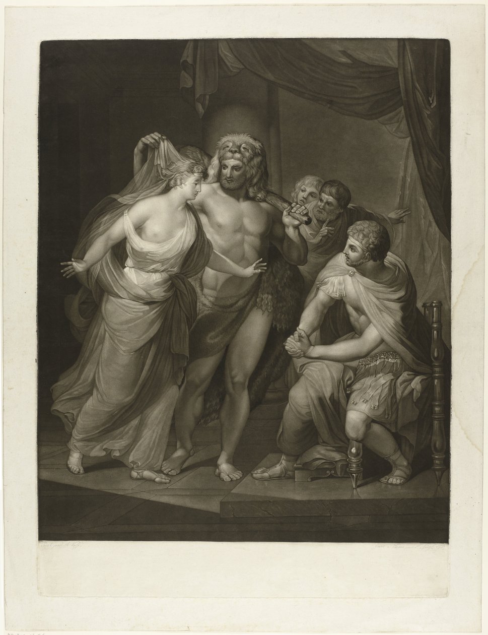 Hércules trae a Alcestis de vuelta del inframundo de Joseph Spiegl