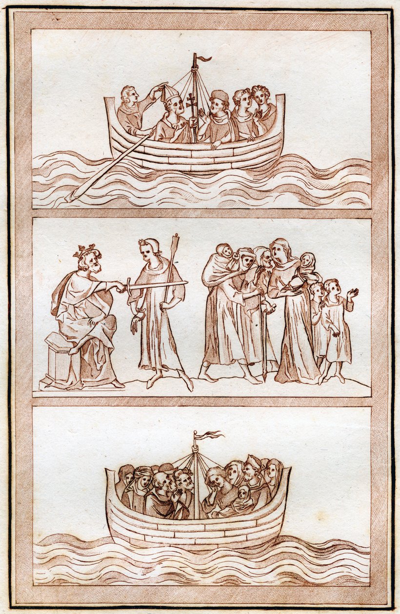 La vida de Thomas Becket, 1801 de Joseph Strutt
