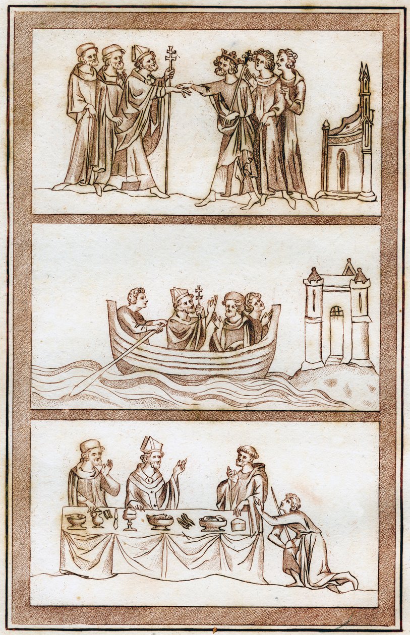La vida de Tomás Becket, 1801 de Joseph Strutt