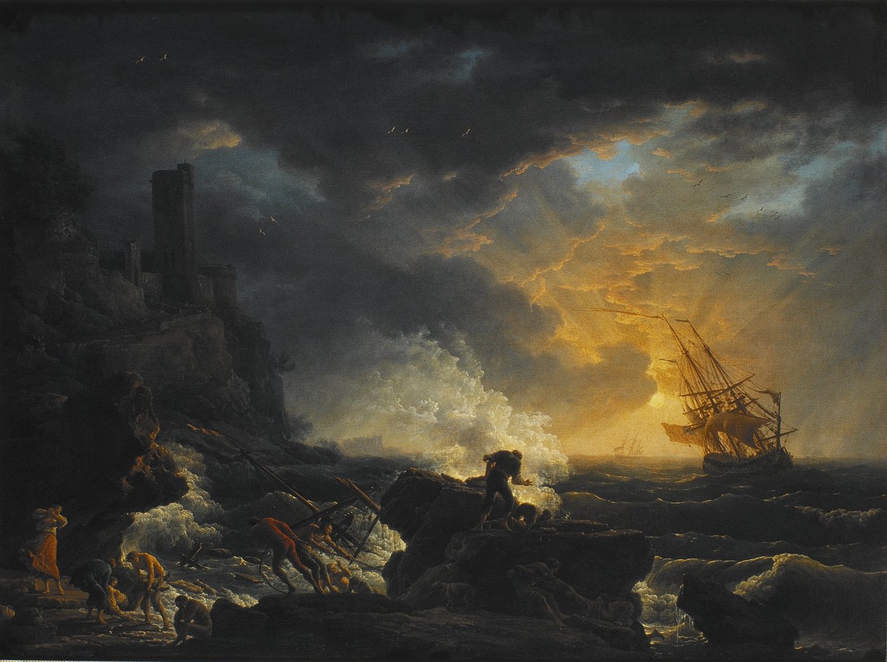 Holandés: Shipwreck Naufragio de Joseph Vernet