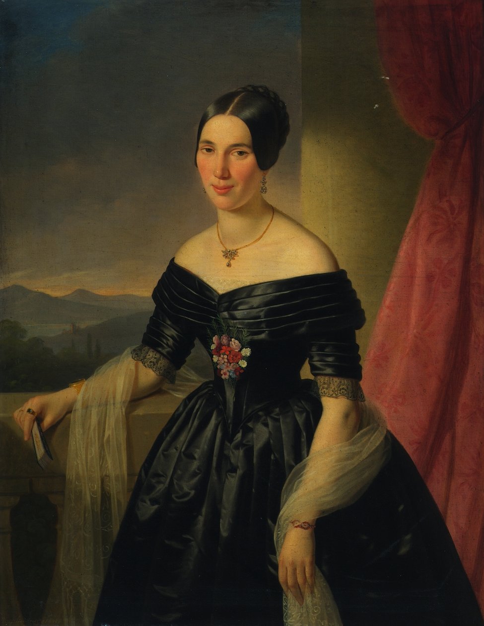 retrato de una dama de Joseph Weidner