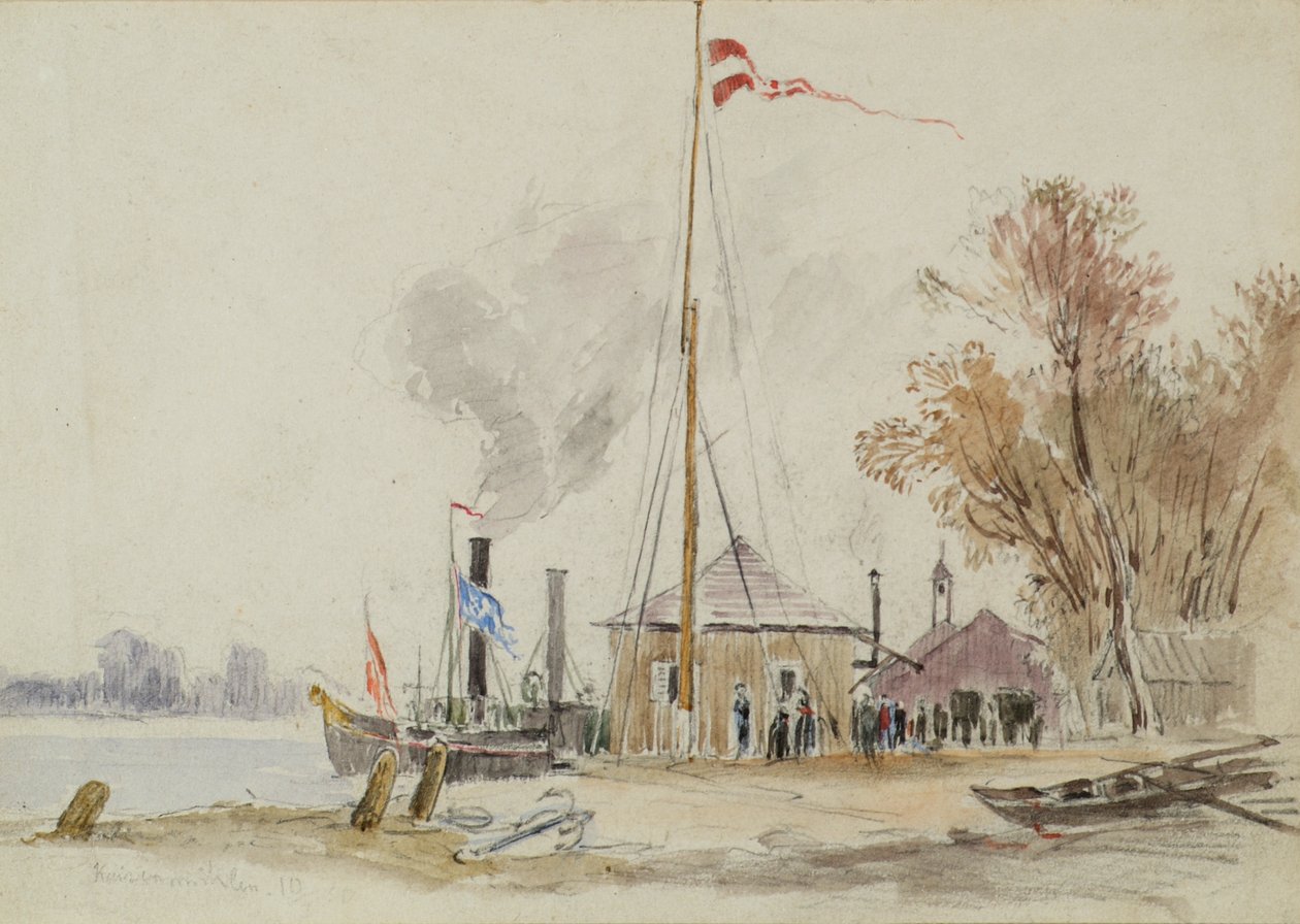 En el Kaisermühlen de Viena de Joseph Werner