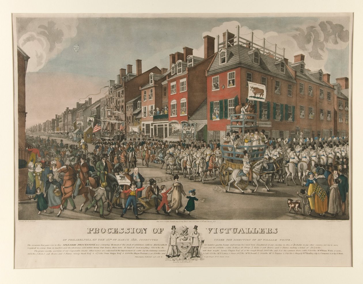 Procesión de avitualleros de Filadelfia de Joseph Yeager