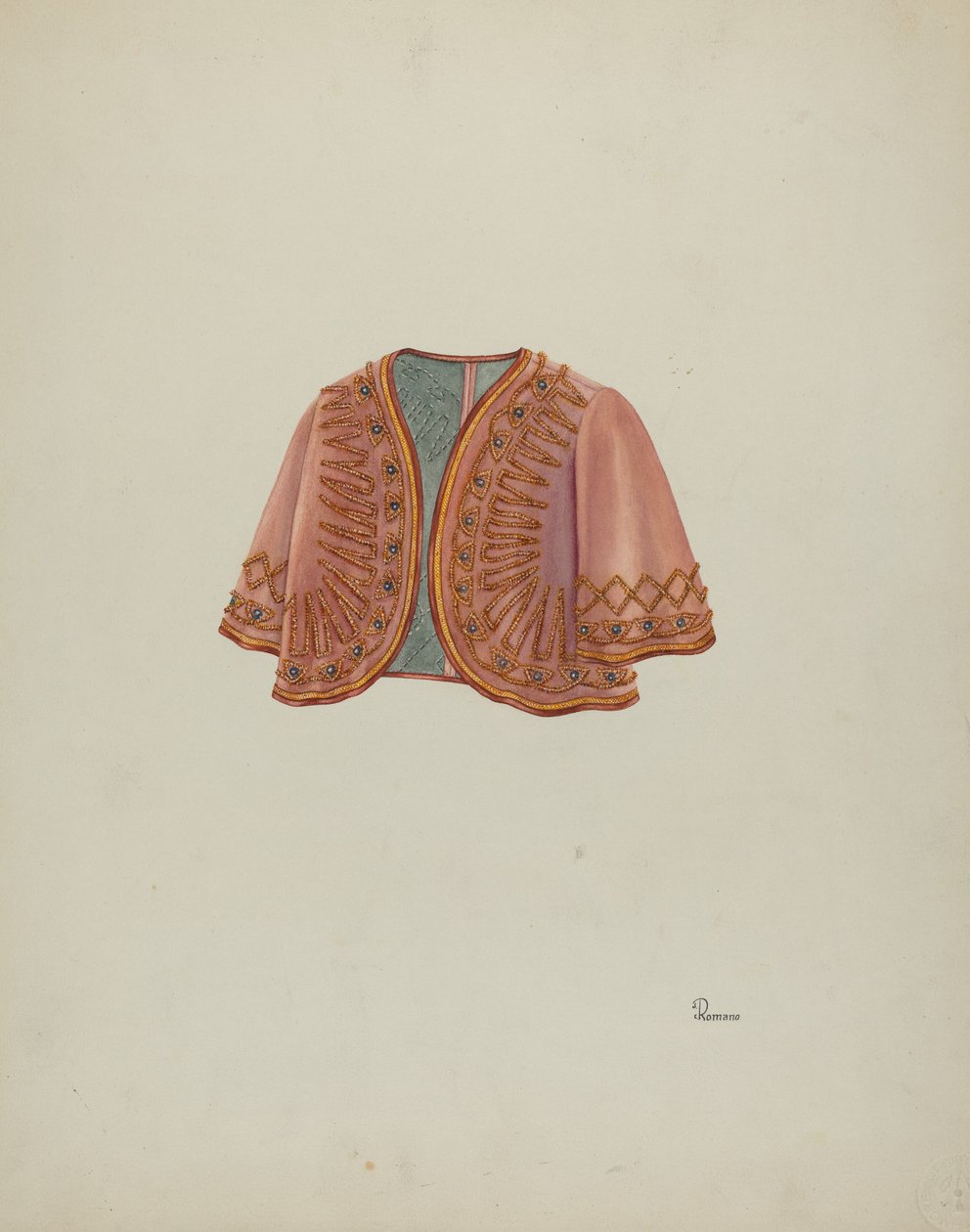 Chaqueta bolero, c. 1940 de Josephine C. Romano