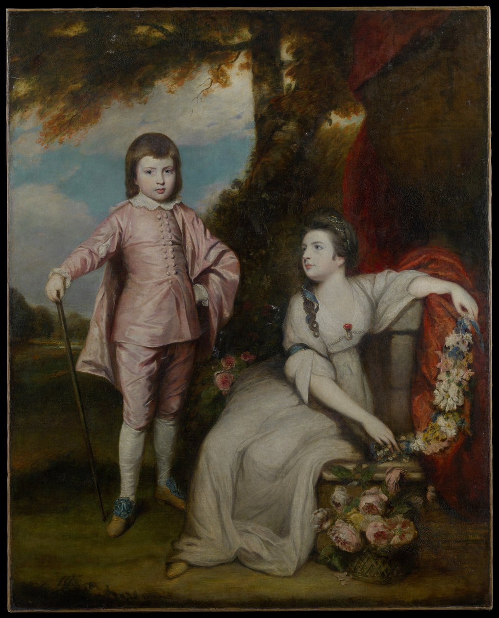 George Capel, vizconde de Malden (1757-1839), y Lady Elizabeth Capel (1755-1834) de Joshua Reynolds