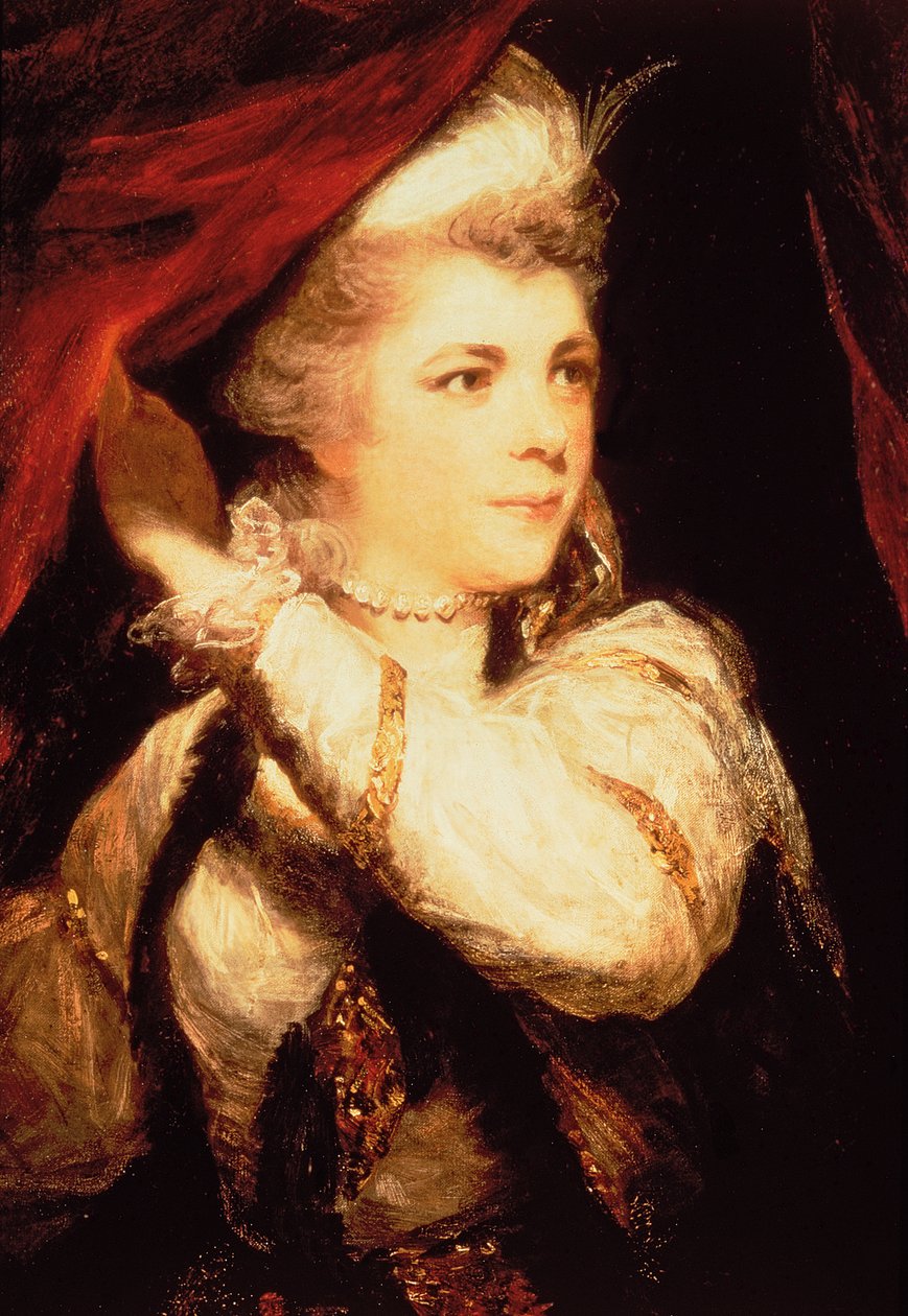 Sra. Abington como Roxana de Joshua Reynolds