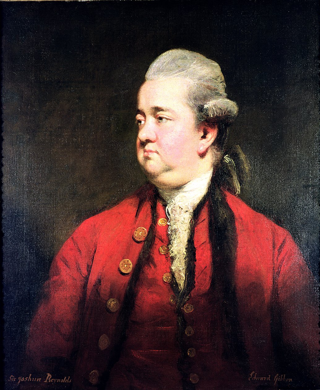 Retrato de Edward Gibbon, c.1779 de Joshua Reynolds