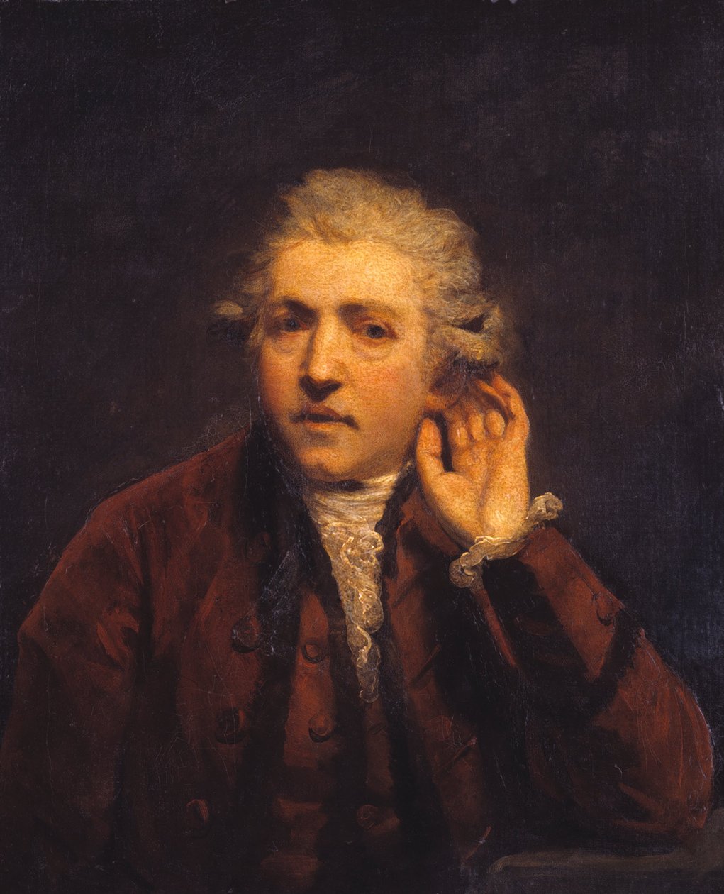 Autorretrato como hombre sordo de Joshua Reynolds