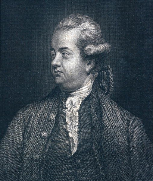 Edward Gibbon (1737-94) de Joshua (after) Reynolds