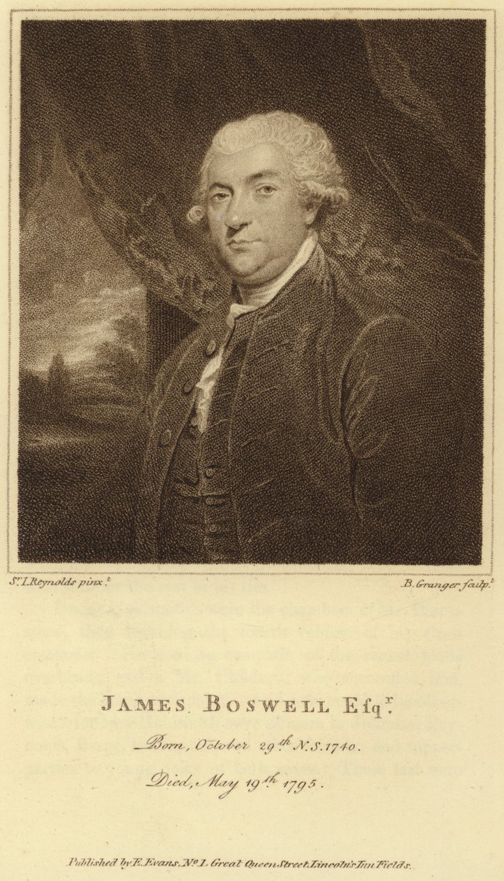 James Boswell de Joshua (after) Reynolds