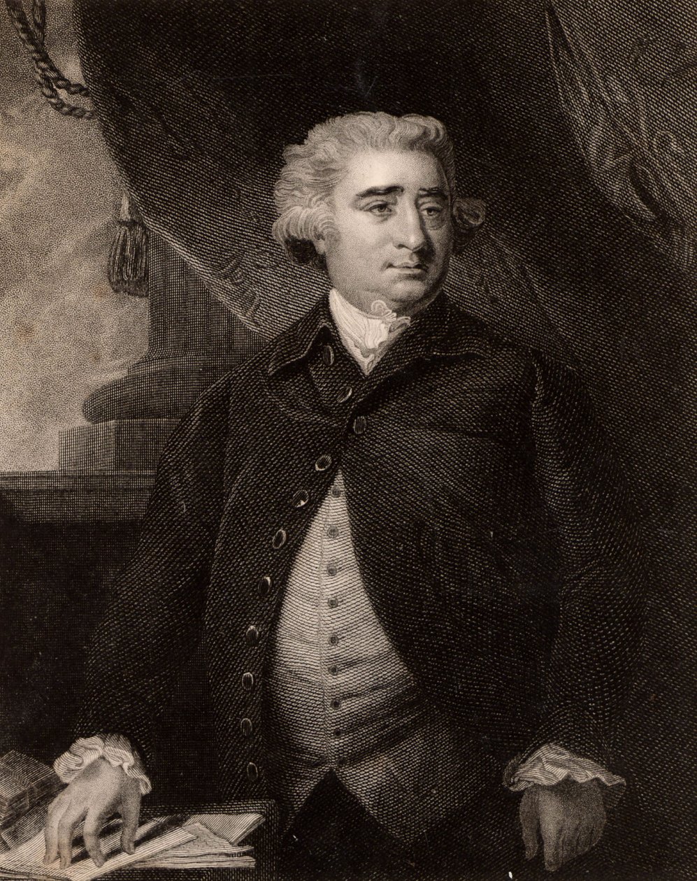 Retrato de Charles James Fox de Joshua (after) Reynolds