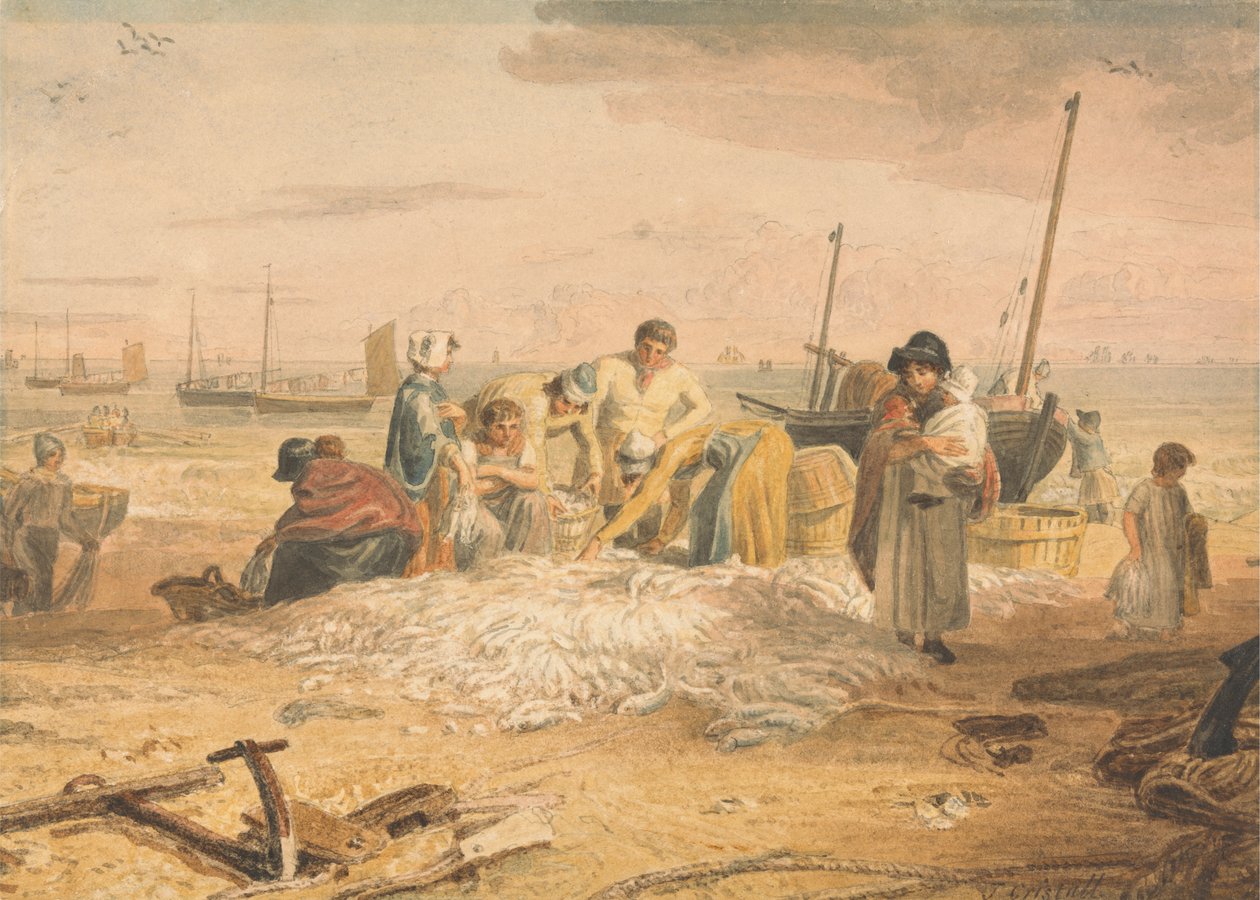 Pescar una caballa, Hastings de Joshua Cristall