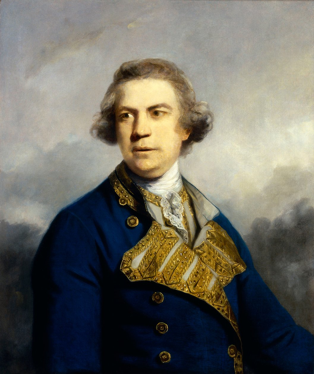 Almirante Augustus Keppel (1725-1786) de Joshua Reynolds