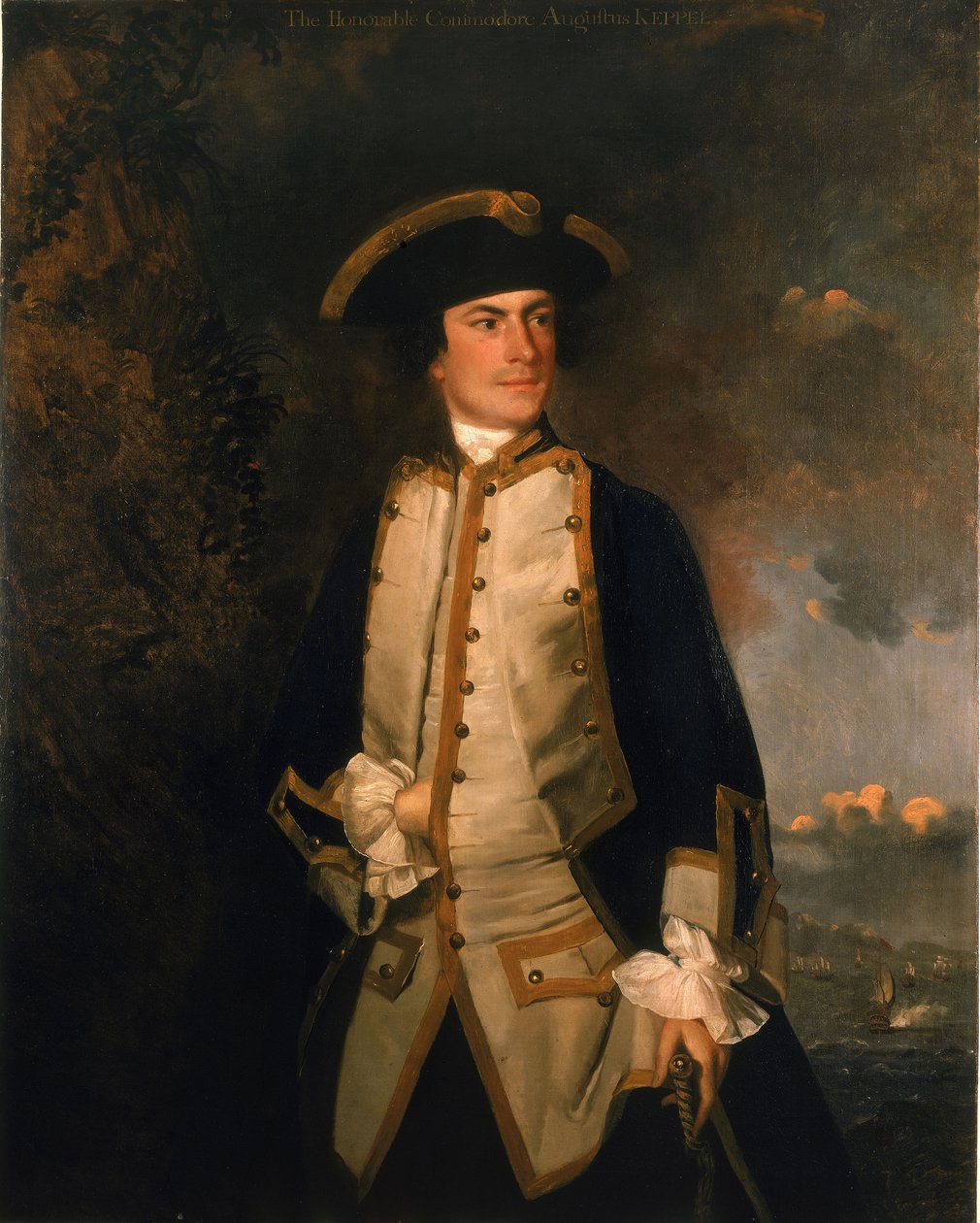 Comodoro Augustus Keppel (1725-1786) de Joshua Reynolds