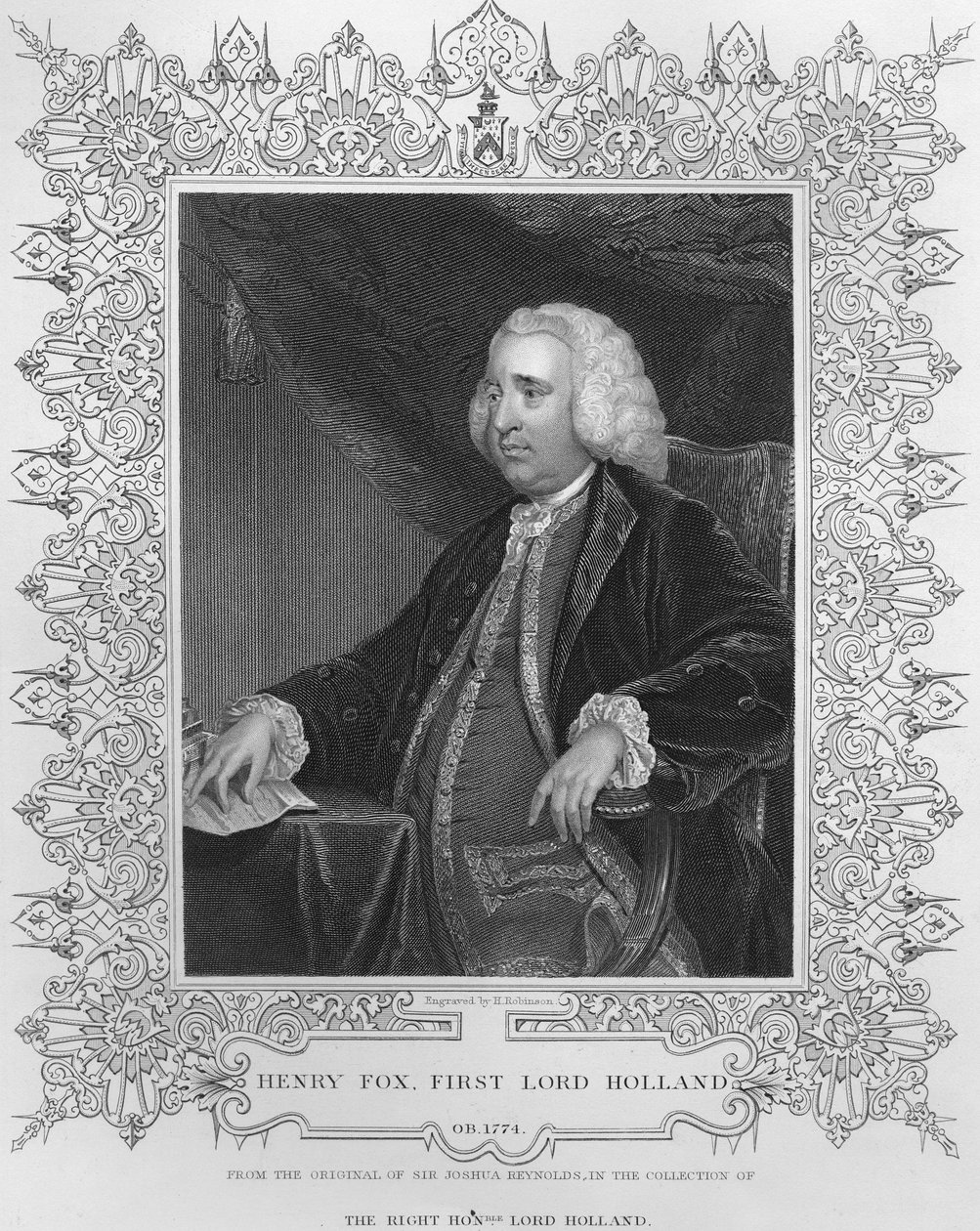 Henry Fox, 1er Barón Holland de Joshua Reynolds