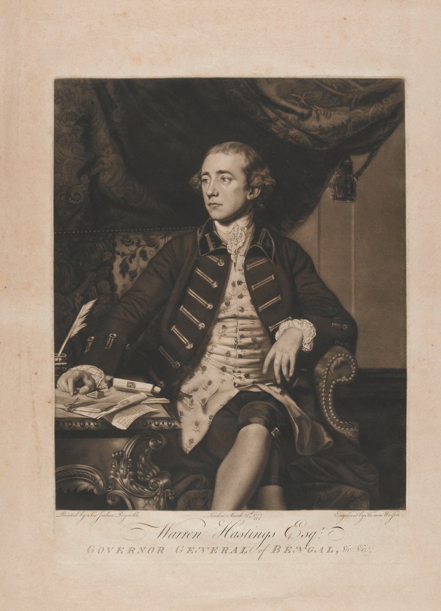 Warren Hastings de Joshua Reynolds