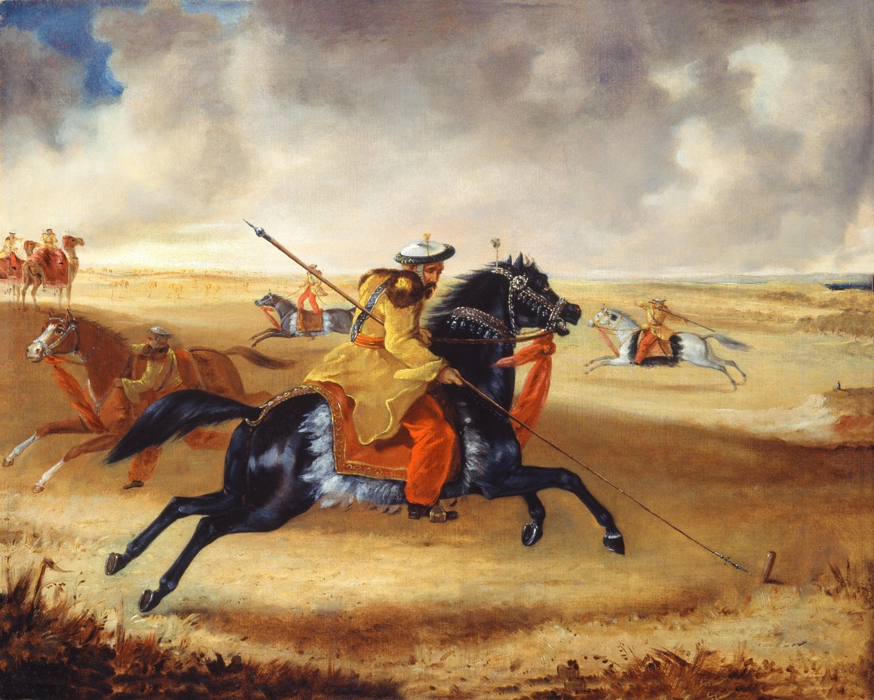 Caballo de Skinners en ejercicio, c.1840 de Joshua Reynolds Gwatkin