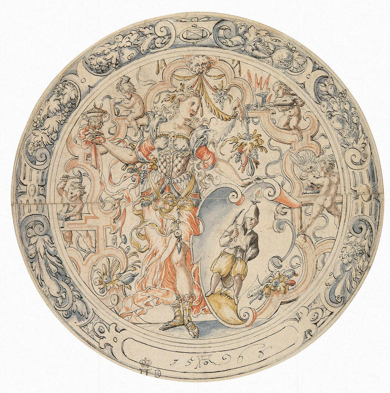 Alegoría de la minería, 1563 de Jost Amman