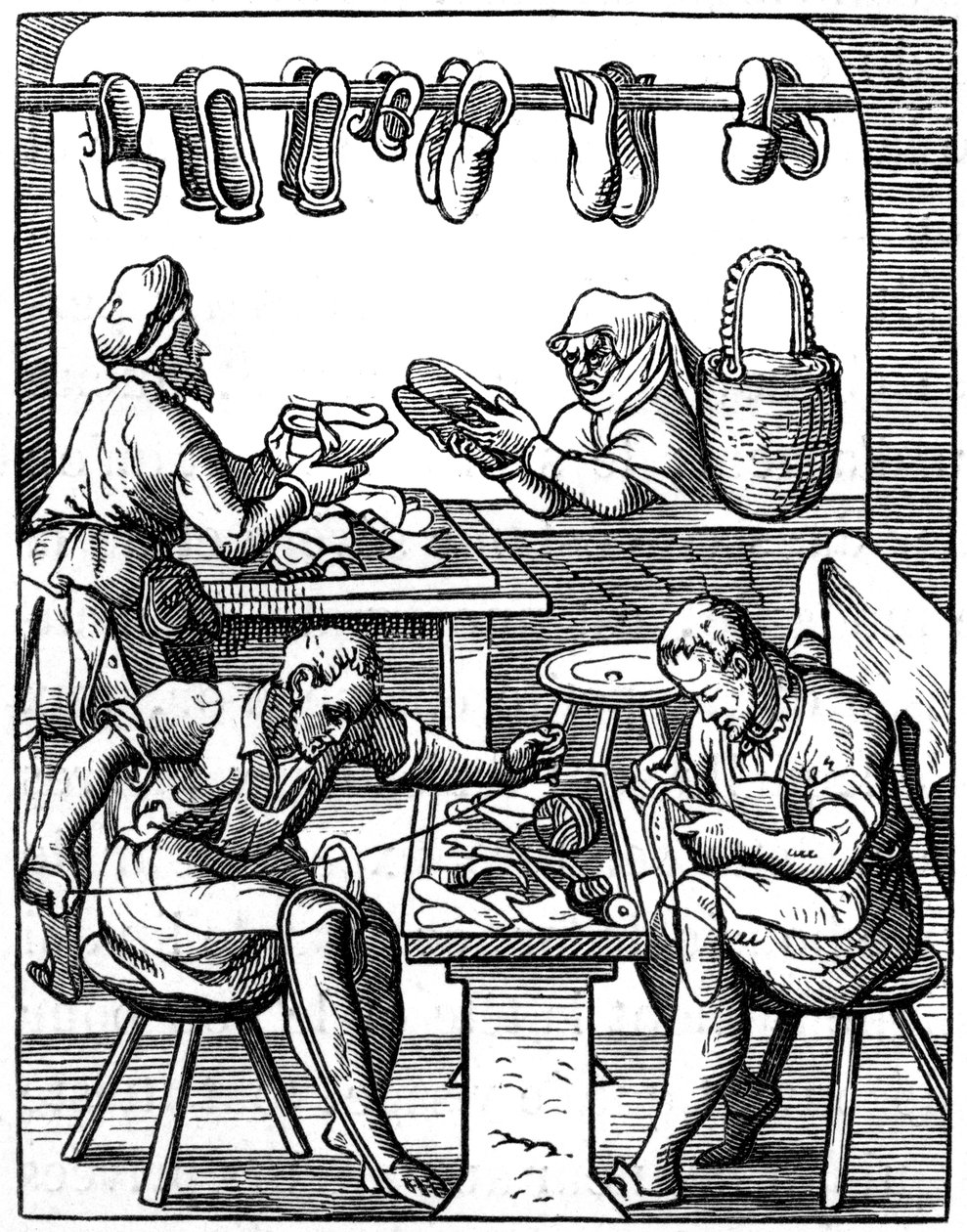 Zapatero, siglo XVI de Jost Amman