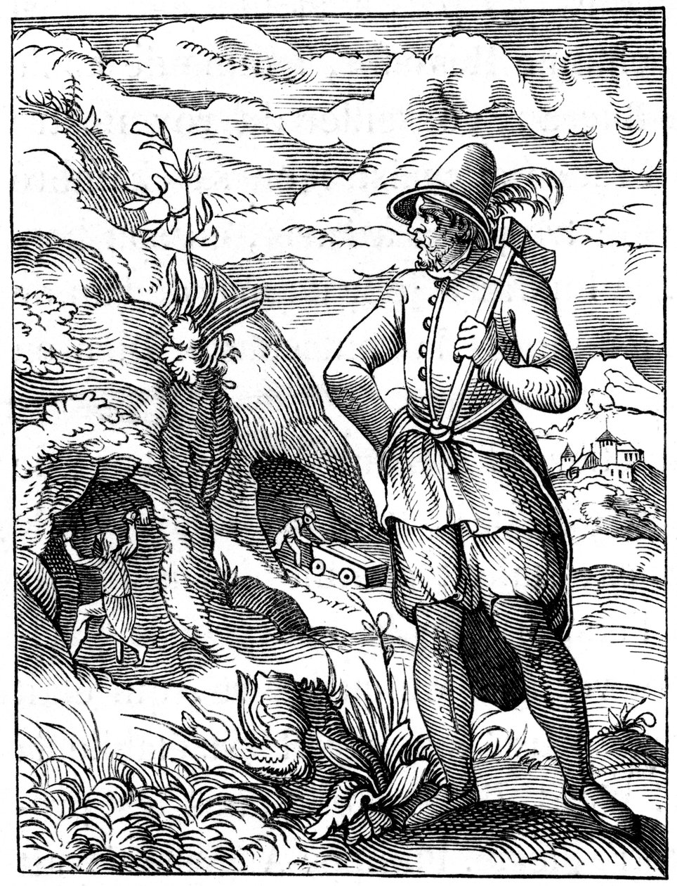 Minero, siglo XVI de Jost Amman
