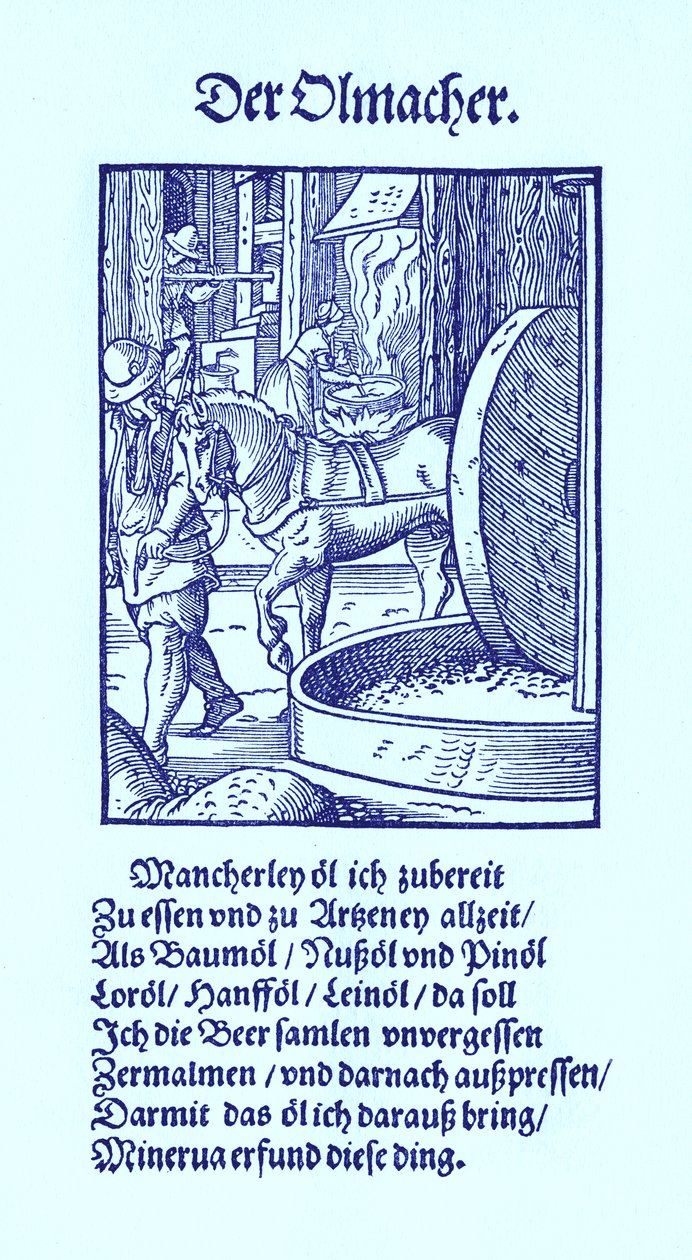 Fabricante de aceite de Jost Amman