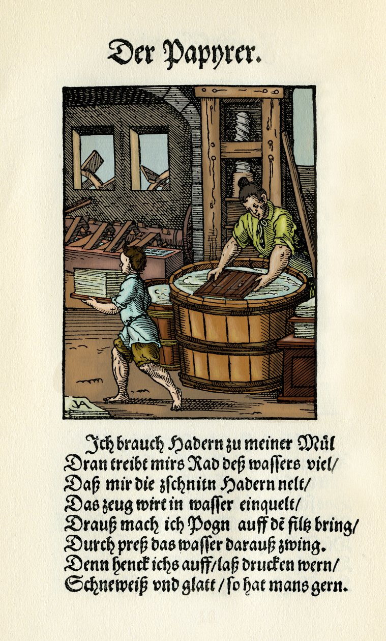 Papelero de Jost Amman