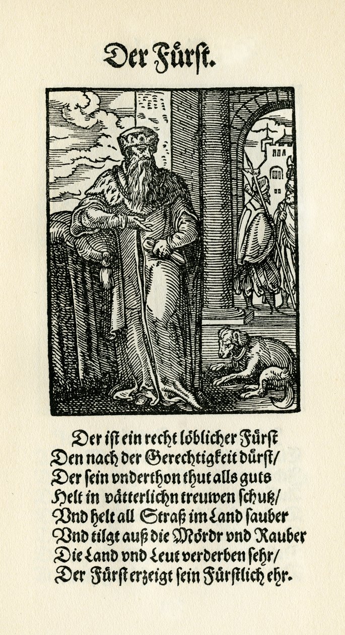 Príncipe soberano / Furst de Jost Amman