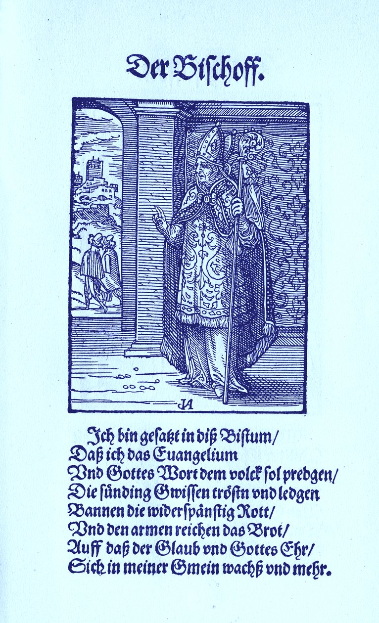 El Obispo de Jost Amman