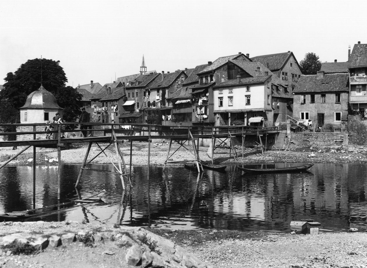 El río Nahe, Bad Kreuznach, c.1910 de Jousset