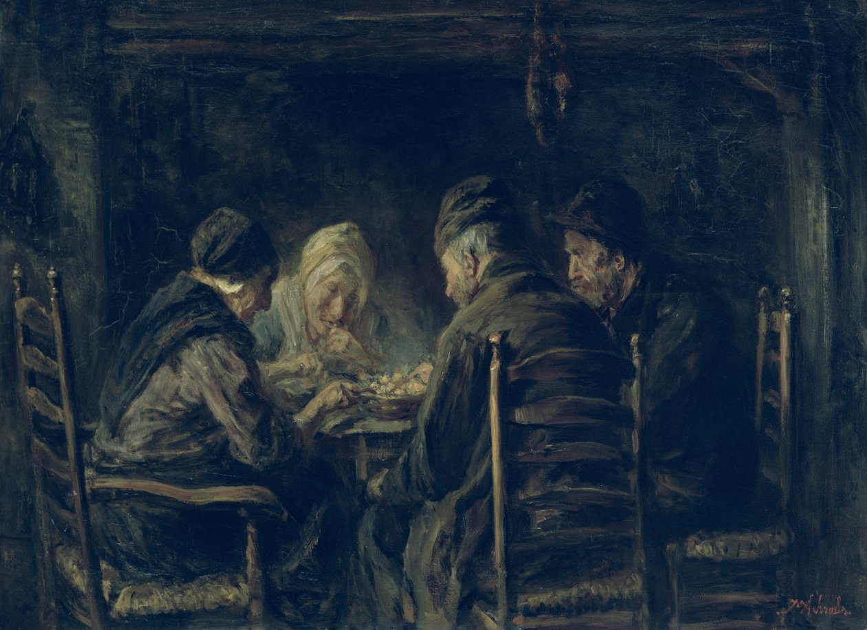 Los Comedores de Patatas, 1902 de Jozef Israëls