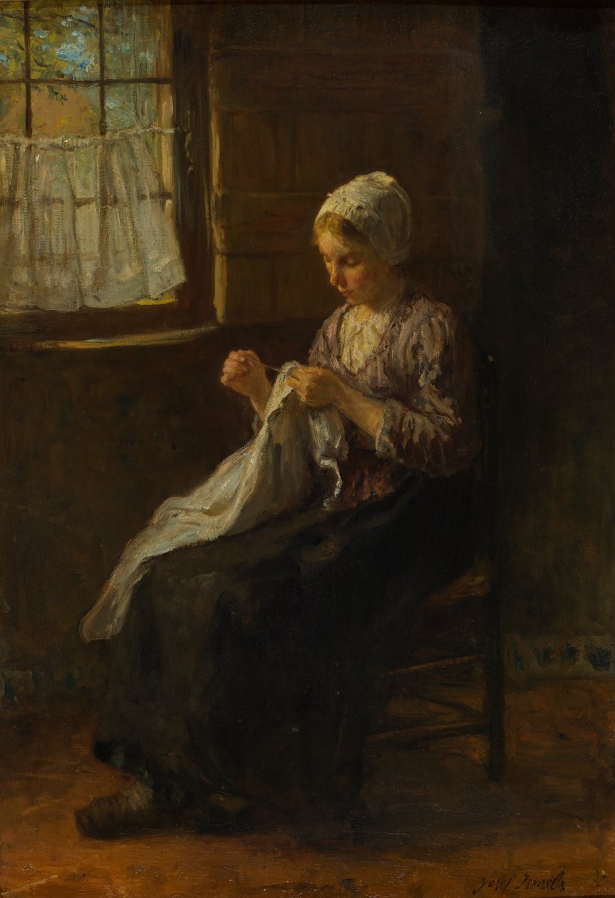La joven costurera de Jozef Israëls