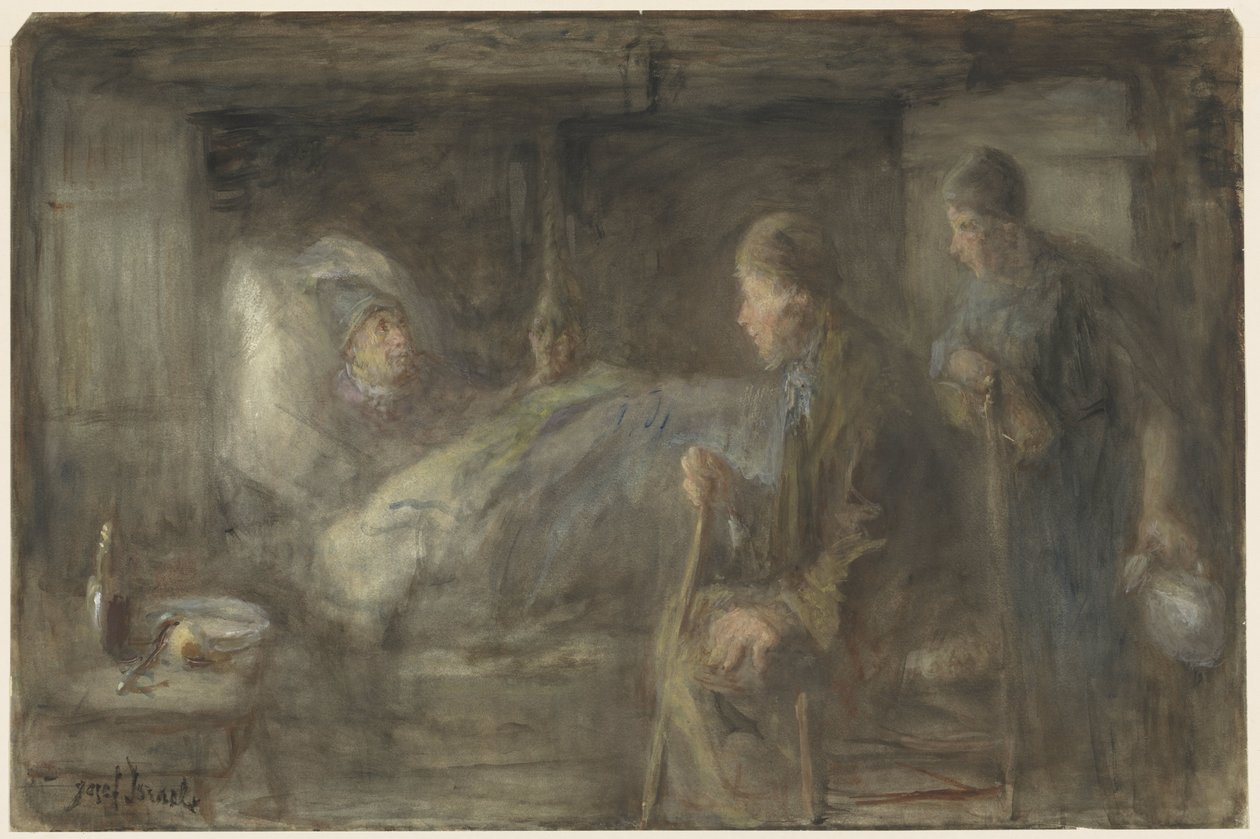 El vecino enfermo de Jozef Israëls