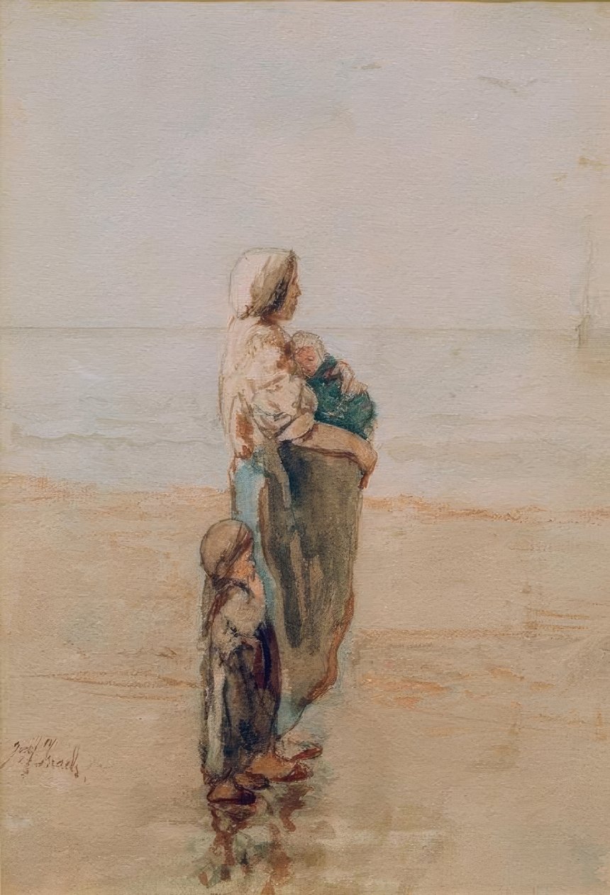 El barco de papá de Jozef Israëls