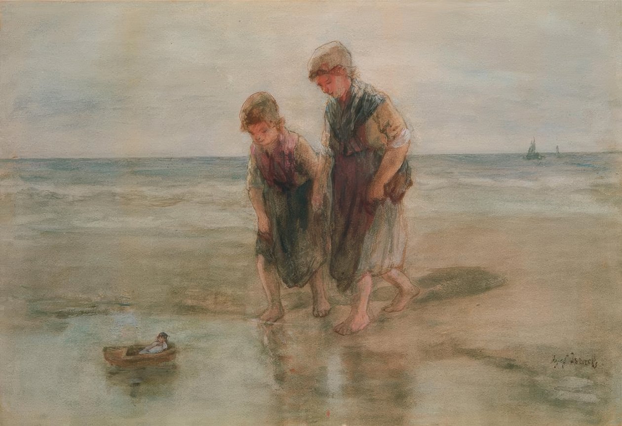 Navegando el barco de Jozef Israëls