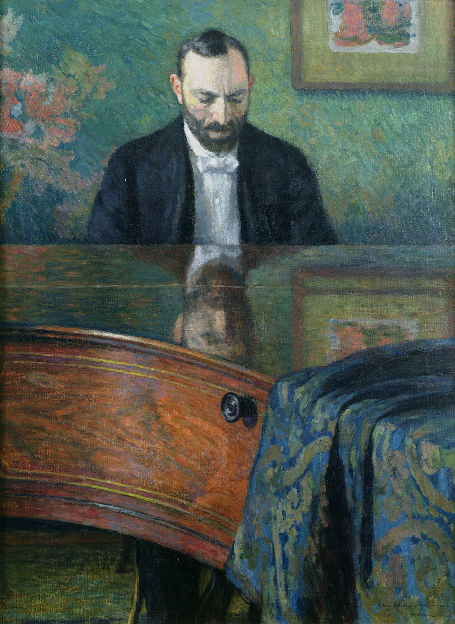 Feliks Jasienski (1861-1929) al Piano, 1908 de Jozef Pankiewicz