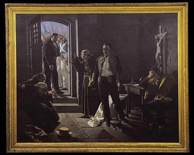 Los últimos momentos del General José Miguel Carrera de Juan Manuel Blanes