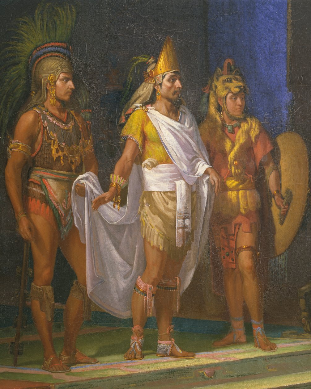 Emperador Moctezuma II (c.1470-1520) de Juan Ortega