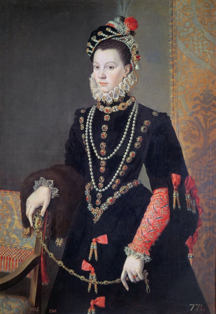 Isabel de Valois, c.1605 de Juan Pantoja de la Cruz