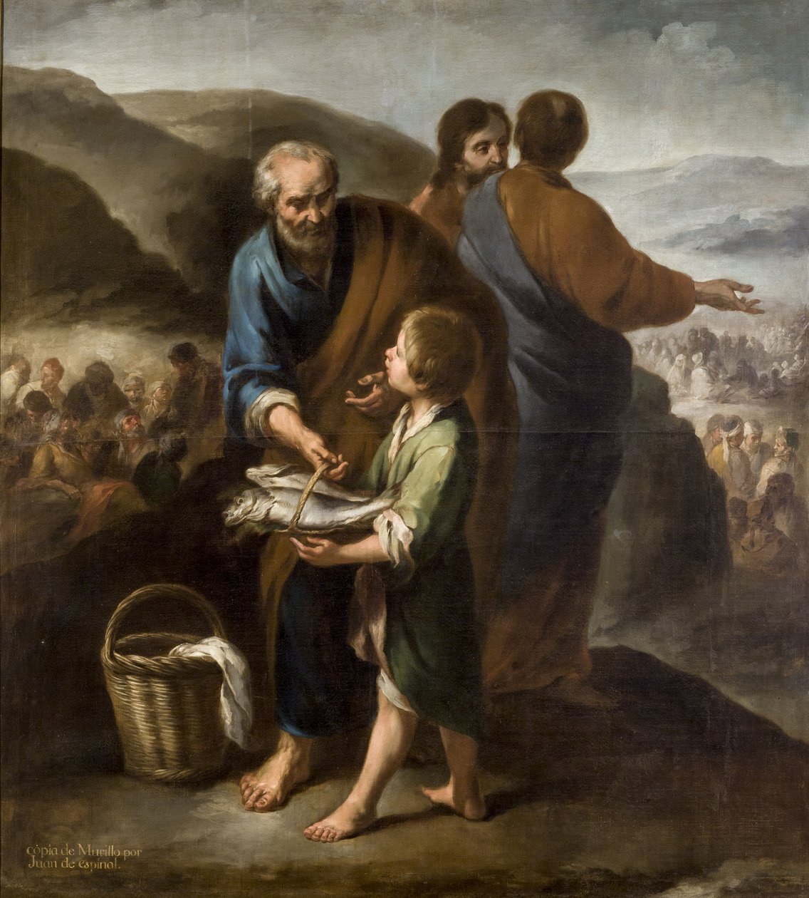 Milagro de los panes y los peces de Juan de Espinal