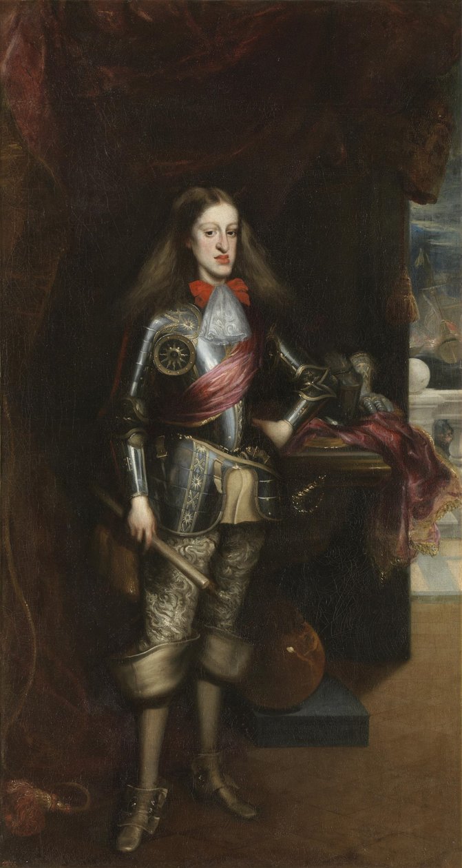 Carlos II con armadura de Juan Carreño de Miranda