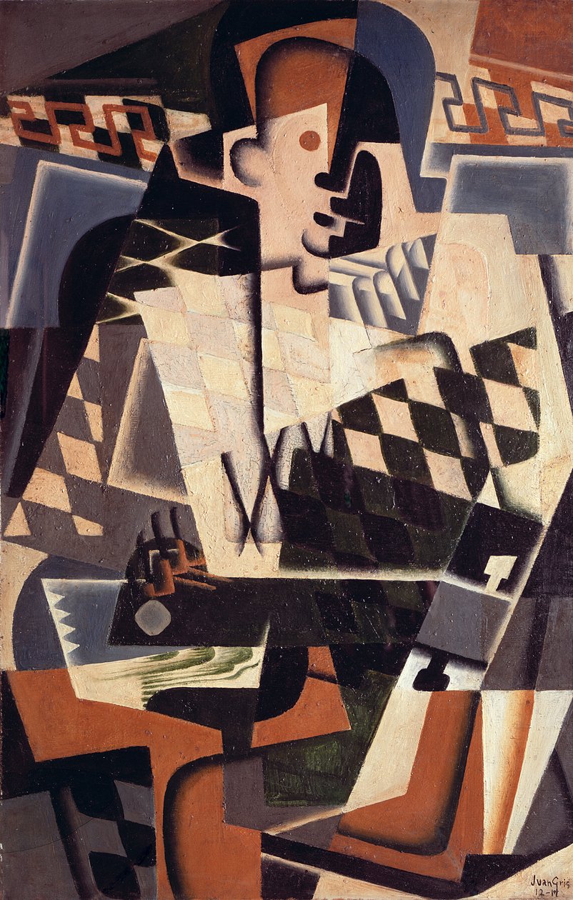 Arlequín con una Guitarra, 1917 de Juan Gris