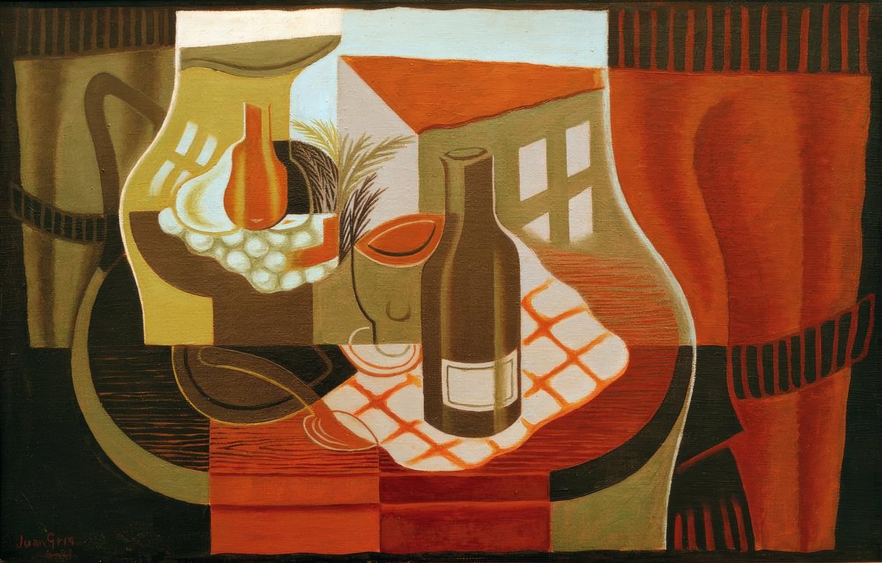 La mesa frente a la ventana de Juan Gris