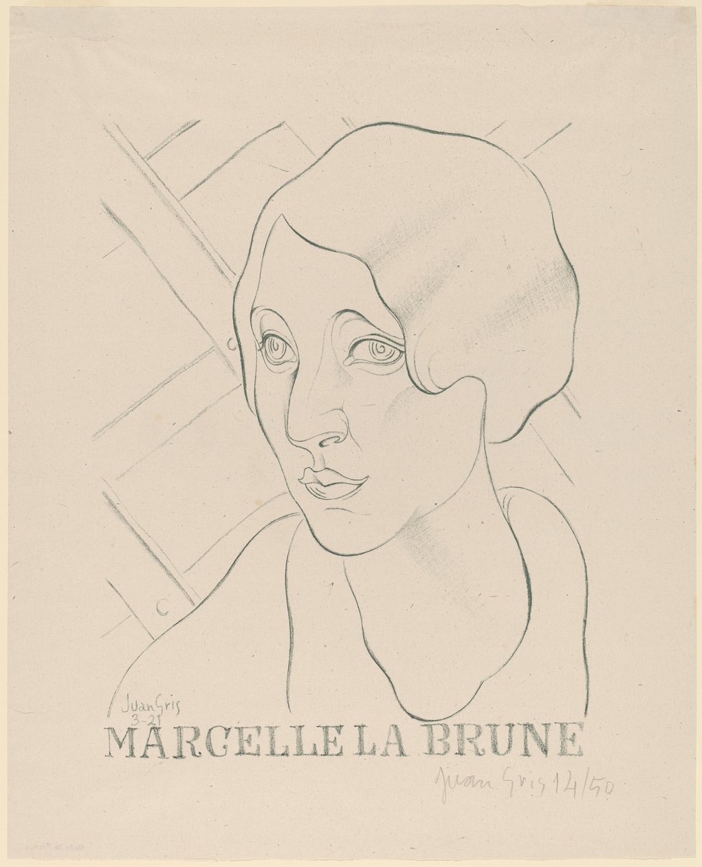 Marcelle la morena de Juan Gris
