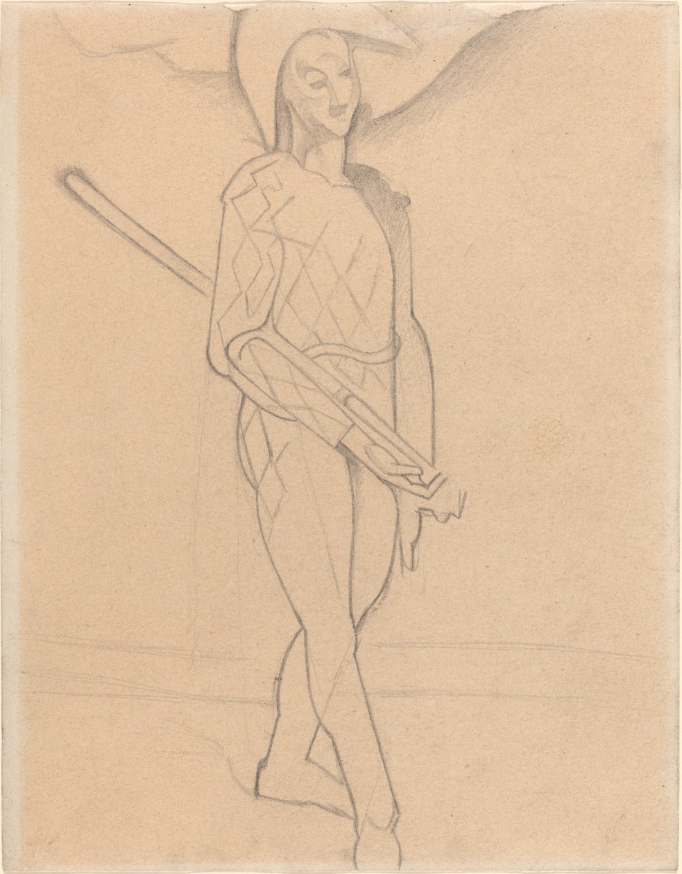 Arlequín de Juan Gris after Paul Cézanne