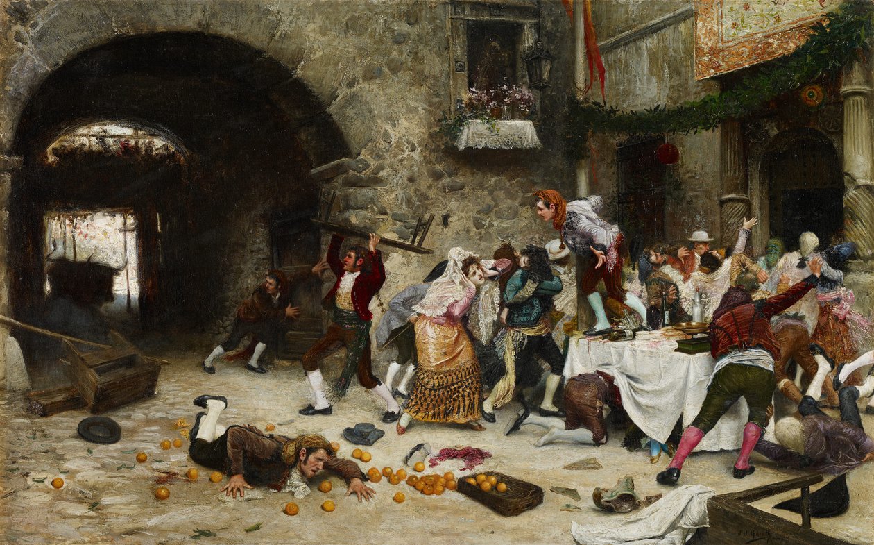 Un banquete interrumpido de Juan José Gárate y Clavero